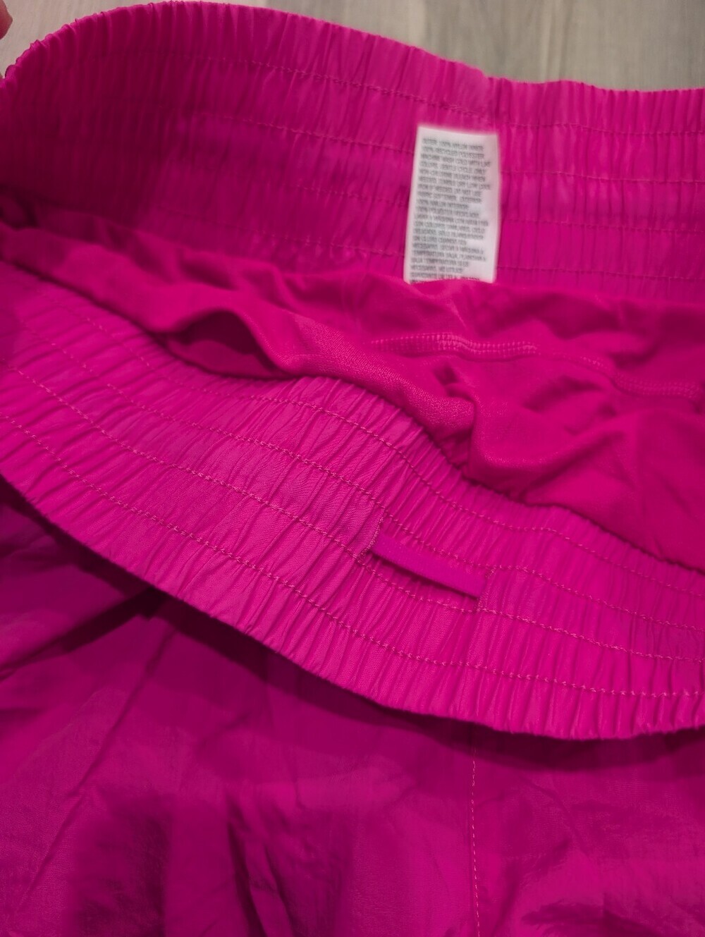 All in Motion | High Rise Crinkle Short In Pink - Picture 6 of 16